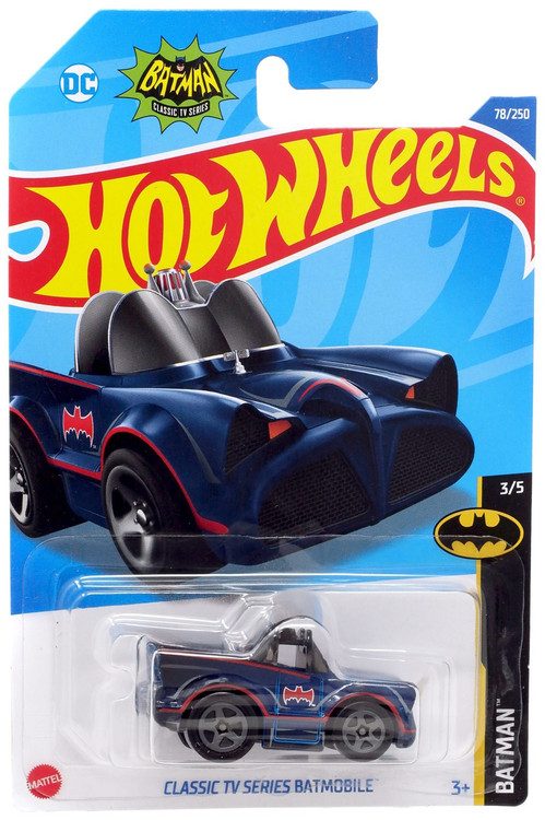 Hot Wheels Batman Cassic Tv Series Batmobile Mattel no Shoptime