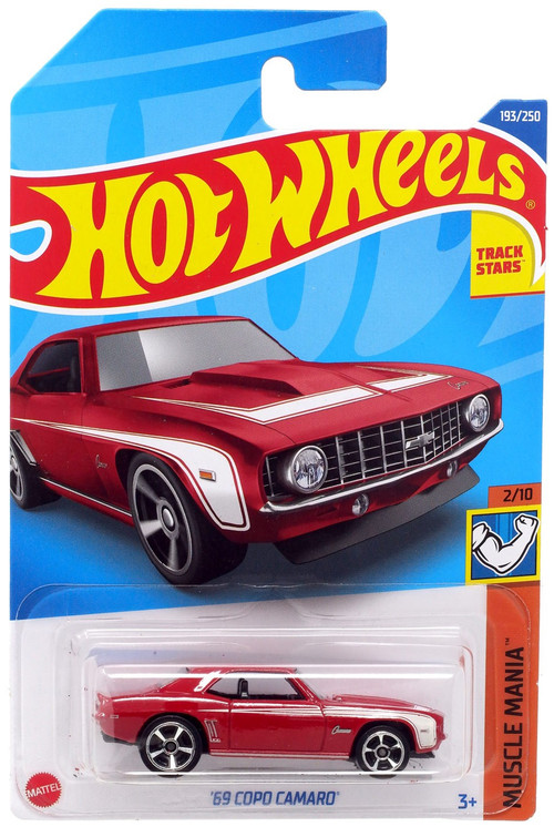 Hot Wheels HW Muscle Mania 69 Copo Camaro 164 Diecast Car