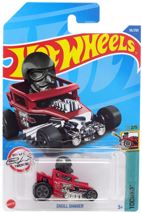 ホットウィール　SKULL SHAKER　トレジャーハント Hot Wheels Tooned Skull Shaker 164 Diecast Car 25 Mattel