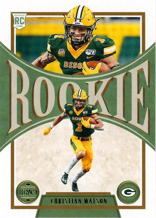 NFL 2022 Legacy Football Christian Watson Trading Card 192 Rookie Card  Panini - ToyWiz