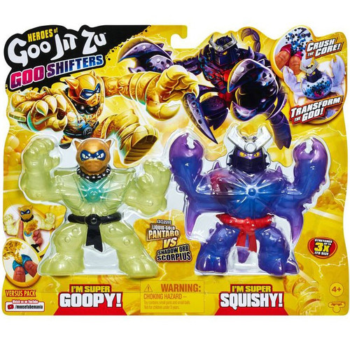 Heroes of Goo Jit Zu Gold Pantaro Shadow Orb Scorpius Action