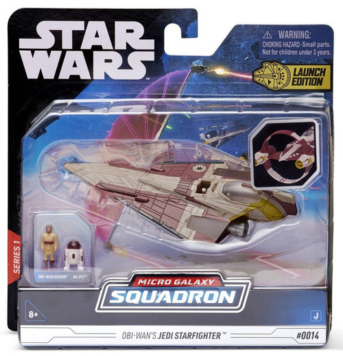 Star Wars Micro Galaxy Squadron Obi-Wans Jedi Starfighter Vehicle  