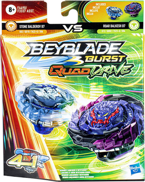 Beyblade Burst QuadDrive Stone Balderov B7 Roar Balkesh B7