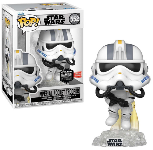 Funko Gaming Greats POP! Star Wars Imperial Rocket Trooper Exclusive Vinyl  Bobble Head #552