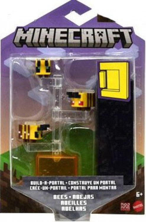  Mattel Minecraft Toys 3.25-Inch Action Figure, Creeper With  Accessory & Portal Piece, Toy Collectible Inspired By Video Game : Toys &  Games