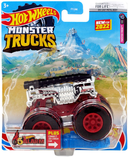 Hot Wheels Monster Trucks Twisted Tredz 5 Alarm 164 Diecast Car