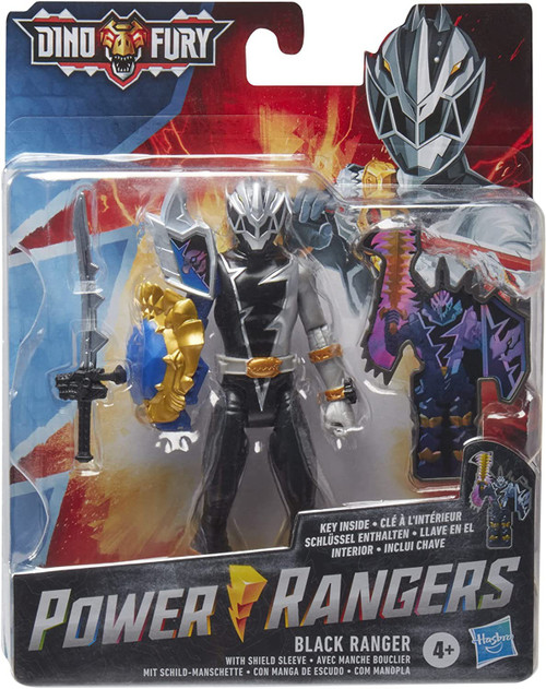 Power Rangers Dino Fury Black Ranger 6 Action Figure Hasbro - ToyWiz