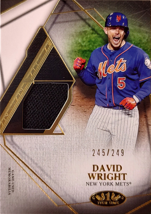MLB Topps Tier One Single Card David Wright T1R1-DWR Game Used