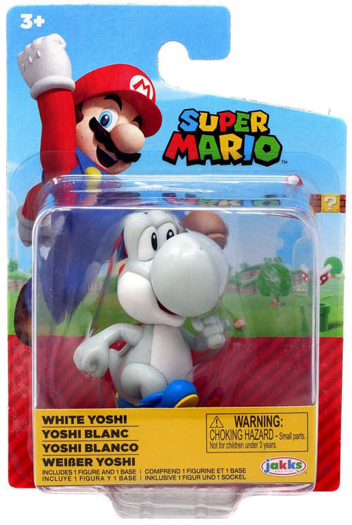 World of Nintendo Super Mario White Yoshi 2.5 Mini Figure