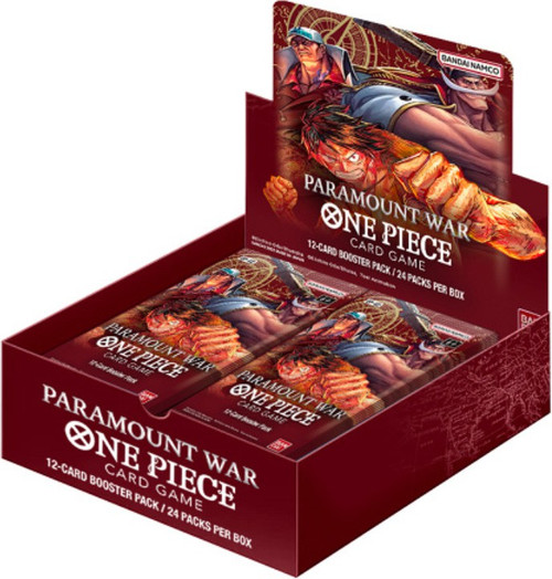 One Piece Trading Card Game Paramount War Booster Box OP02 24 Packs