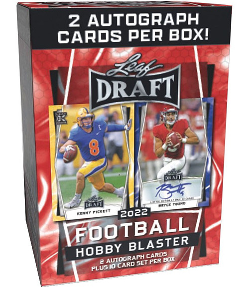 NFL Leaf 2022 Draft Football Trading Card HOBBY BLASTER Box NFL Leaf 2022 Draft Football Trading Card HOBBY BLASTER Box