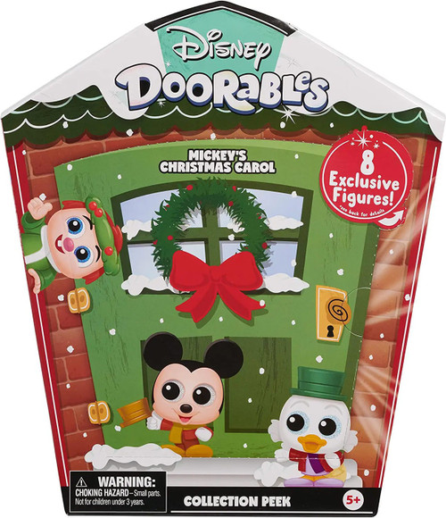 Disney Doorables Collection Peek Mickeys Christmas Carol Mystery