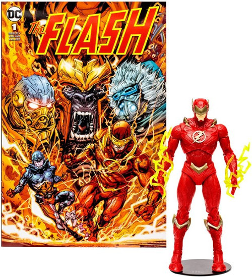 Figurine McFarlane Page Punchers The Atom Avec Comic Flash #15907 - Neuf Sous Blister - DC Comics