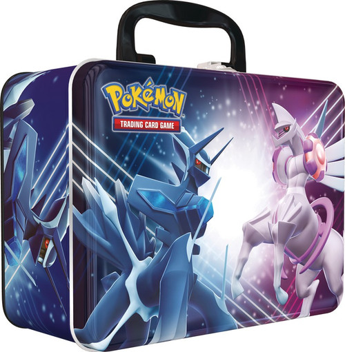 Pokemon 2022 FALL Palkia Dialga Collectors Chest Tin Set 5 Booster