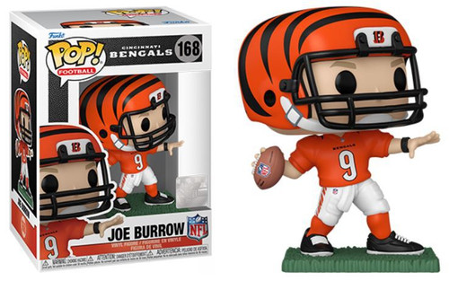 Funko NFL Cincinnati Bengals POP Football Joe Burrow Vinyl Figure 168 -  ToyWiz