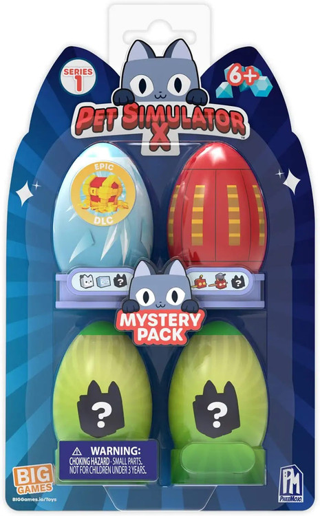 Rocco Giocattoli Pet Simulator X 4-Pack - FAN4FUN - 4 Mini