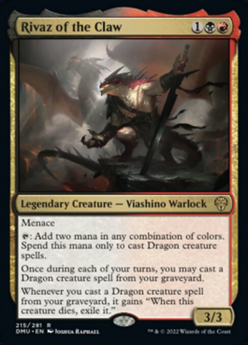 Magic The Gathering Dominaria United Single Card Rare Rivaz of the