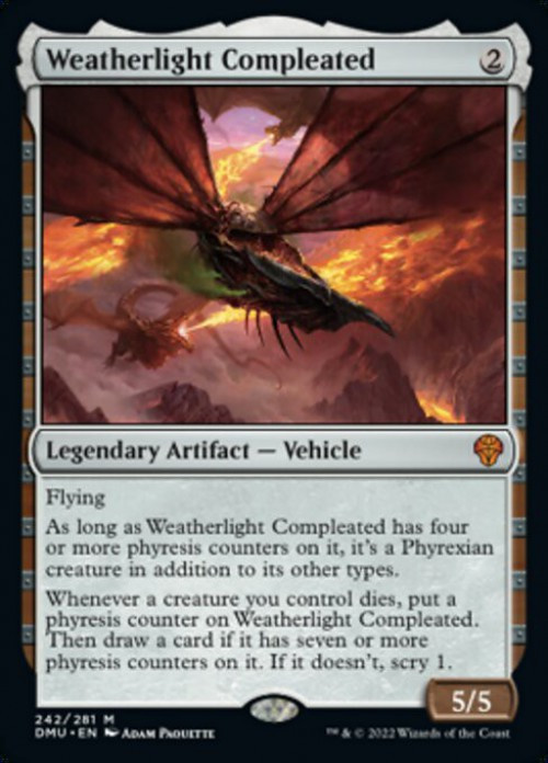 MtG Dominaria United Mythic Rare Weatherlight Compleated #242