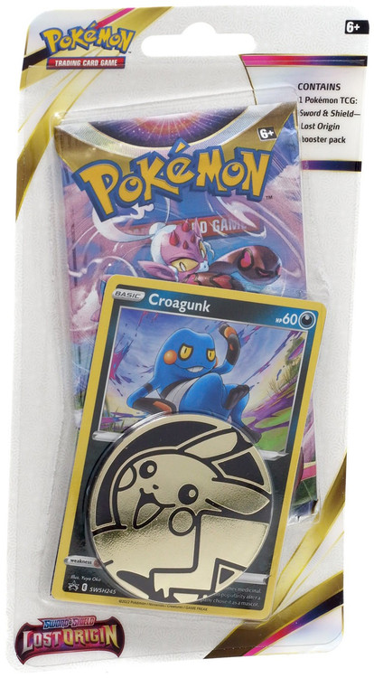 Pokémon TCG: Sword & Shield-Lost Origin 3 Booster Packs, Coin