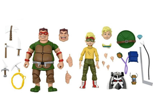 NECA Teenage Mutant Ninja Turtles Cartoon Smash Zach Exclusive 7 Action  Figure 2-Pack - ToyWiz