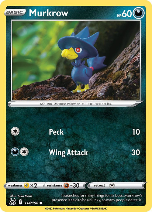 pokemon card murkrow (Undaunted 58) United Wings This attack does 20 more damage for each Pokemon with the attack United Wings in your discard pile 20x Viewing Card
