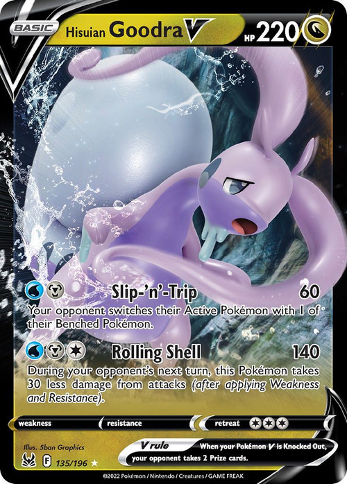 goodra pokemon card value - Hisuian GG21/GG70 - Crown Zenith - Galarian Gallery Evolves from Sliggoo Type GOODRA VSTAR 136/196 LOST ORIGIN