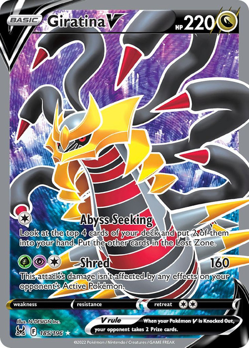 giratina vmax pokemon card Giratina V Alt Art Case | Lost Origin main image 0