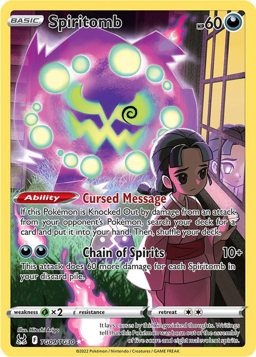 Spiritomb - 103/198 - Rare - Reverse Holo - Pokemon Singles » Chilling  Reign - Myrtle Beach Games & Comics