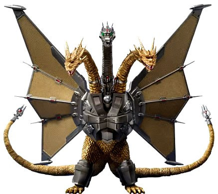 Godzilla vs. King Ghidorah S.H.Monsterarts Mecha Ghidorah 9.8