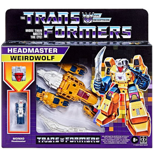 Transformers Generations Headmaster Weirdwolf with Monxo