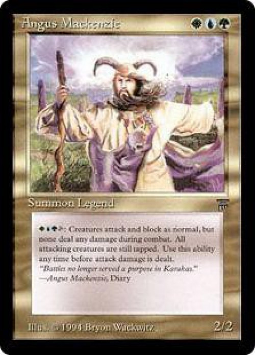 Magic The Gathering Legends Single Card Rare Angus Mackenzie - ToyWiz