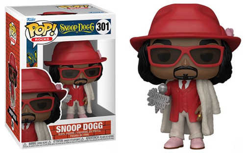 Funko Snoop Dogg POP Rocks Snoop Dogg Vinyl Figure 301 with Fur