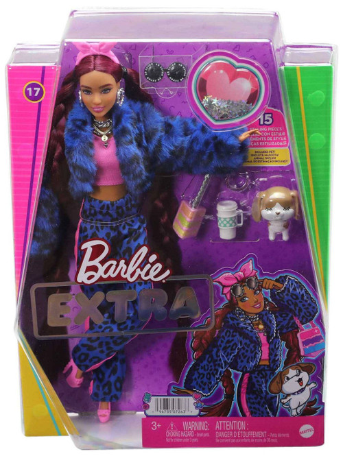 Barbie Extra Furry Jacket 13.25 Doll 17 Mattel - ToyWiz