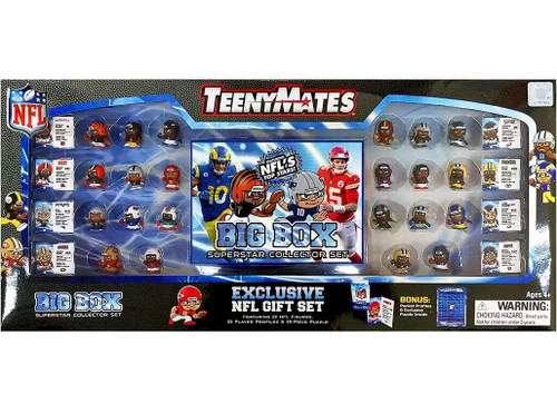 NFL TeenyMates 2022 Football BIG BOX Exclusive Superstar Collector Gift Set  [22 Figures!]