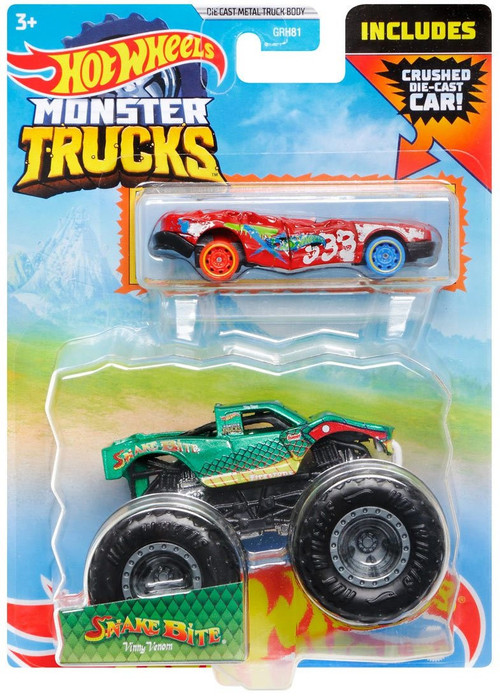 Mattel Hot Wheels Monster Truck 1:64, Assorted Designs