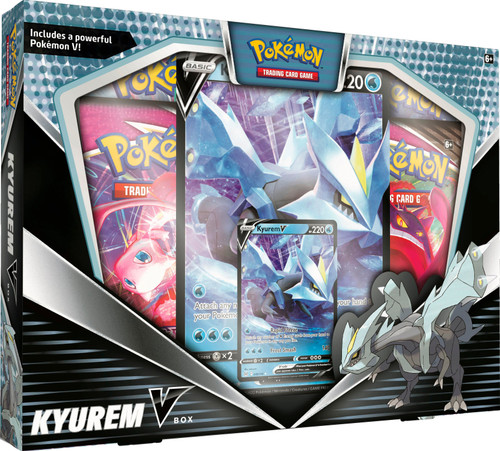 Carte Pokémon Kyurem V Double Rare (RR) 048/196 - Extension Épée Et Bouclier Origine Perdue - Neuve Et Originale Sous Protection
