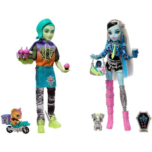 Monster High Dolls, Cleo De Nile e Deuce Gorgon Two-Pack, Bonecas de C