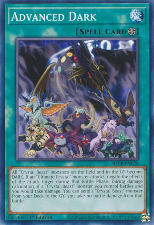 YuGiOh Structure Deck Legend of the Crystal Beasts Single Card Common Advanced Dark SDCB-EN028 - ToyWiz YuGiOh Structure Deck Legend of the Crystal Beasts Single Card Common Advanced Dark SDCB-EN028 - ToyWiz