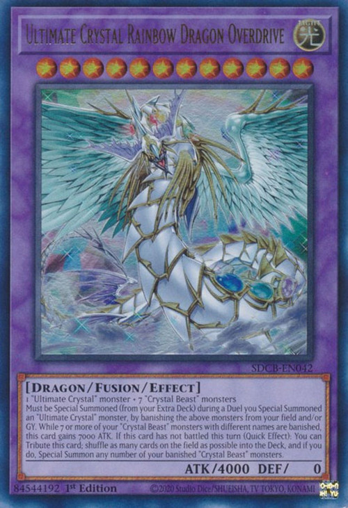 YuGiOh Structure Deck Legend of the Crystal Beasts Single Card Ultra