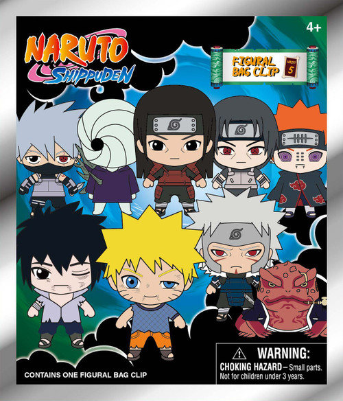 Naruto Shippuden 3D Figural Keyring Naruto Shippuden Series 2 Mystery Pack  1 RANDOM Figure Monogram - ToyWiz