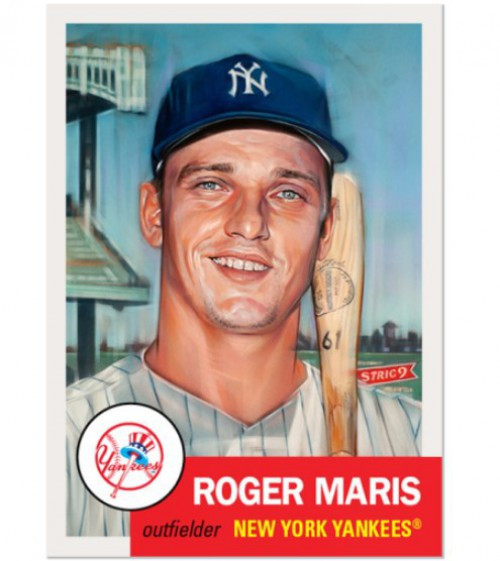 1962 Topps Regular (Baseball) Card# 1 roger maris of the New York