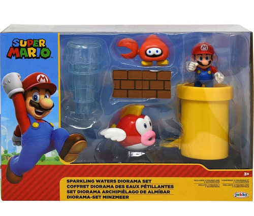 World of Nintendo Super Mario Sparkling Waters Diorama Set