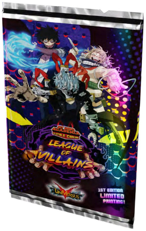 my hero academia league of villains booster box Universus CCG Series 4 Pack 10 Cards Jasco This mechanic on cards like “Resolute Rushdown” and “Dignified Display” pressure your opponent by forcing them to dedicate multiple blocks to a single attack My Hero Academia Collectible Card
