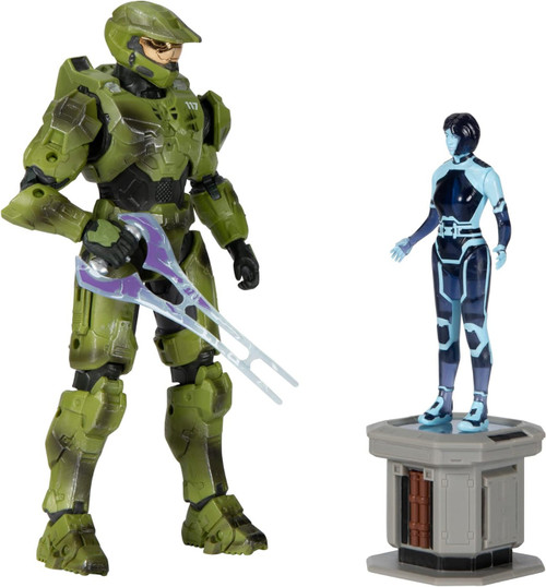 Halo Master Chief 5 Action Figure with Cortana Wicked Cool
