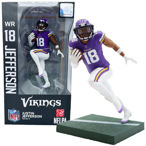 NFL Minnesota Vikings Football Justin Jefferson Action Figure