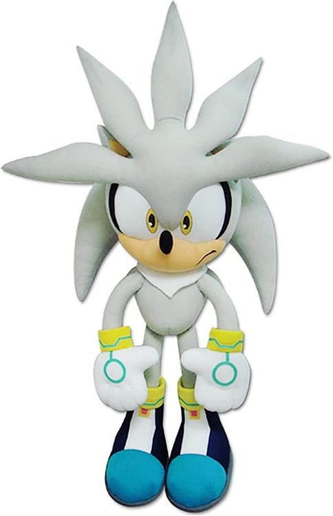  ぬいぐるみ シルバー Sonic The Hedgehog Silver the Hedgehog 21 Jumbo Plush GE Animation