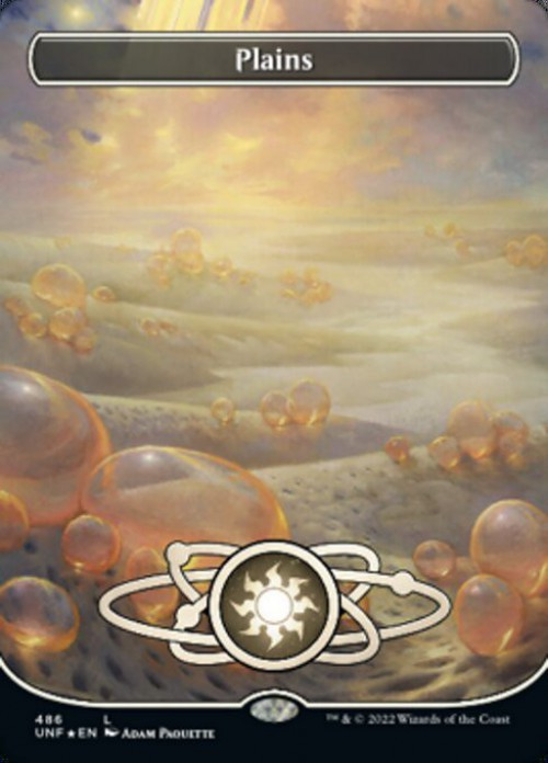 Magic The Gathering Unfinity Single Card Common Plains 486 Galaxy