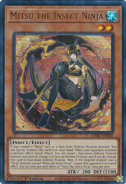 Yu-Gi-Oh! Karte – Schwarzfeder-Wirbelwind (DABL-DE052) Super Rare, Darkwing Blast, Deutsch