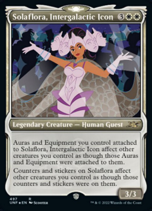 Magic The Gathering Unfinity Single Card Rare Solaflora