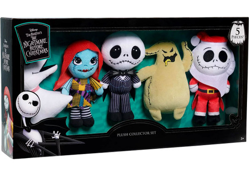 The Nightmare Before Christmas Sally, Jack, Oogie Boogie, Santa Jack & Zero  Exclusive 8-Inch Plush 5-Pack Collector Set